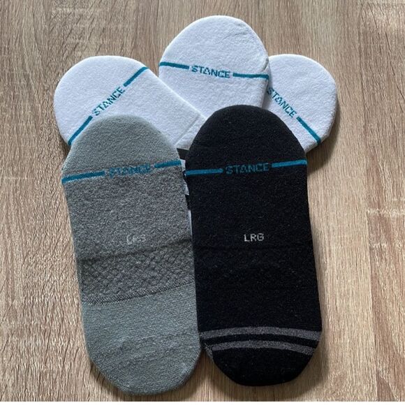 (5) New Stance No Show Socks,L - Picture 1 of 7